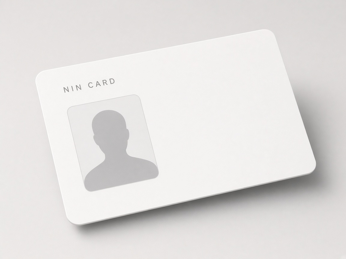 NIN PLASTIC CARD
